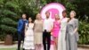 Actors Michael Cera, America Ferrera, Ryan Gosling, Margot Robbie, Issa Rae, Kate McKinnon and director Greta Gerwig pose for pictures during a photocall for the upcoming Warner Bros. movie "Barbie" in Los Angeles, California, U.S., June 25, 2023. 