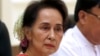 FILE - Myanmar's leader Aung San Suu Kyi, left, attends the bilateral meeting with Chinese President Xi Jinping at the president house in Naypyitaw Myanmar, on Jan. 18, 2020.