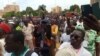 Protest of support to the regime in Burkina Faso