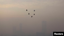 สภาพหมอกควันพิษปกคลุมกรุงจาการ์ตา เมืองหลวงของอินโดนีเซีย