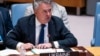 Sergiy Kyslytsya, permanent representative of Ukraine to the United Nations, speaks during the UN Security Council meeting, July 21, 2023, at UN headquarters. 