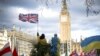 Protest against Russia's invasion of Ukraine, at Parliament Square in London, Britain, March 6, 2022.