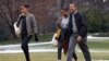 Obama de regreso en Washington