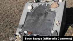 The grave of Stephen Taukus Pharaoh, a Montaukett (ca. 1821–1879), is the only marked grave in the Montauk Indian Burial Ground in Montauk, N.Y.