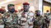 Le colonel Mamady Doumbouya lors de la prise de pouvoir en 2021.