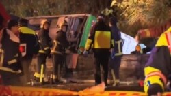 2017-02-14 美國之音視頻新聞: 台灣旅遊車發生嚴重車禍33人喪生
