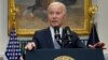 Le président Joe Biden s'exprime dans la Roosevelt Room de la Maison Blanche, le 30 juin 2023, à Washington.
