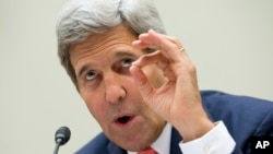 El secretario de Estado, John Kerry, dice que Estados Unidos continuará apoyando a todas las personas que luchan para que sus voces sean escuchadas.