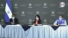 Gabinete de Salud Ampliado de El Salvador en conferencia de prensa ofreció detalles sobre las muertes por coronavirus en El Salvador. [Foto: Cortesía Secretaria de Prensa de la Presidencia]