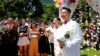 2019年5月24日台灣同性戀新婚夫婦派對。
