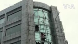 颱風「山陀兒」攻擊後，台灣清理水災並逐步重新開