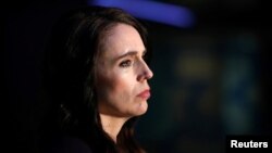 FILE - New Zealand Prime Minister Jacinda Ardern addresses the media in Auckland, New Zealand, Sept. 22, 2020. 