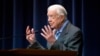 FILE - Former President Jimmy Carter.