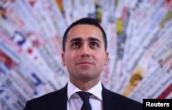 Luigi Di Maio of the 5-Star Movement looks on as he attends a news conference in Rome, Italy, March 23, 2017.