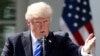 El presidente de EE.UU., Donald Trump, habló sobre las tensiones con Corea del Norte durante una rueda de prensa conjunta en la Casa Blanca con el primer ministro de España, Mariano Rajoy. 