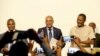 Da esquerda para a direita: Abel Chivukuvuku, Adalberto Costa Júnior, Filomeno Vieira Lopes - apresentação da Frente Patriótica Unida. Luanda, 