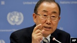 Ban Ki-moon, secretario general de la ONU, aseguró que los ataques aéreos de EE.UU. sobre Irak, ayudaron a salvar la vida de muchos iraquíes.
