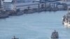 2024年10月14日，兩艘台灣海軍光華六號飛彈艇在基隆港航行。