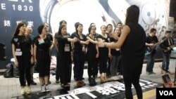 香港藝術團體「沒有製作」組織多隊「哀音隊」，今年計劃在全香港各區以歌聲傳承六四精神