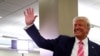 Presidente Donald Trump após votar