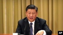 有美國的中國經濟問題專家指出，習近平(圖）的國進民退政策不改，美中間的貿易摩擦不斷。