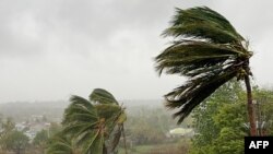 Ciclone Chido a chegar perto de Pemba, no norte de Moçambique.