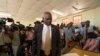 Botswana's President Mokgweetsi Masisi arrives to vote in general elections in Moshupa, west of Gaborone, Botswana, Oct. 23, 2019. 