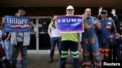 Los votantes confían más en Trump en la economía y el terrorismo, y en Clinton en política exterior, temas sociales, educación cuidado de salud e inmigración.