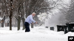 Una de las más castigadas por la nevada el miércoles fue la ciudad de Chicago.